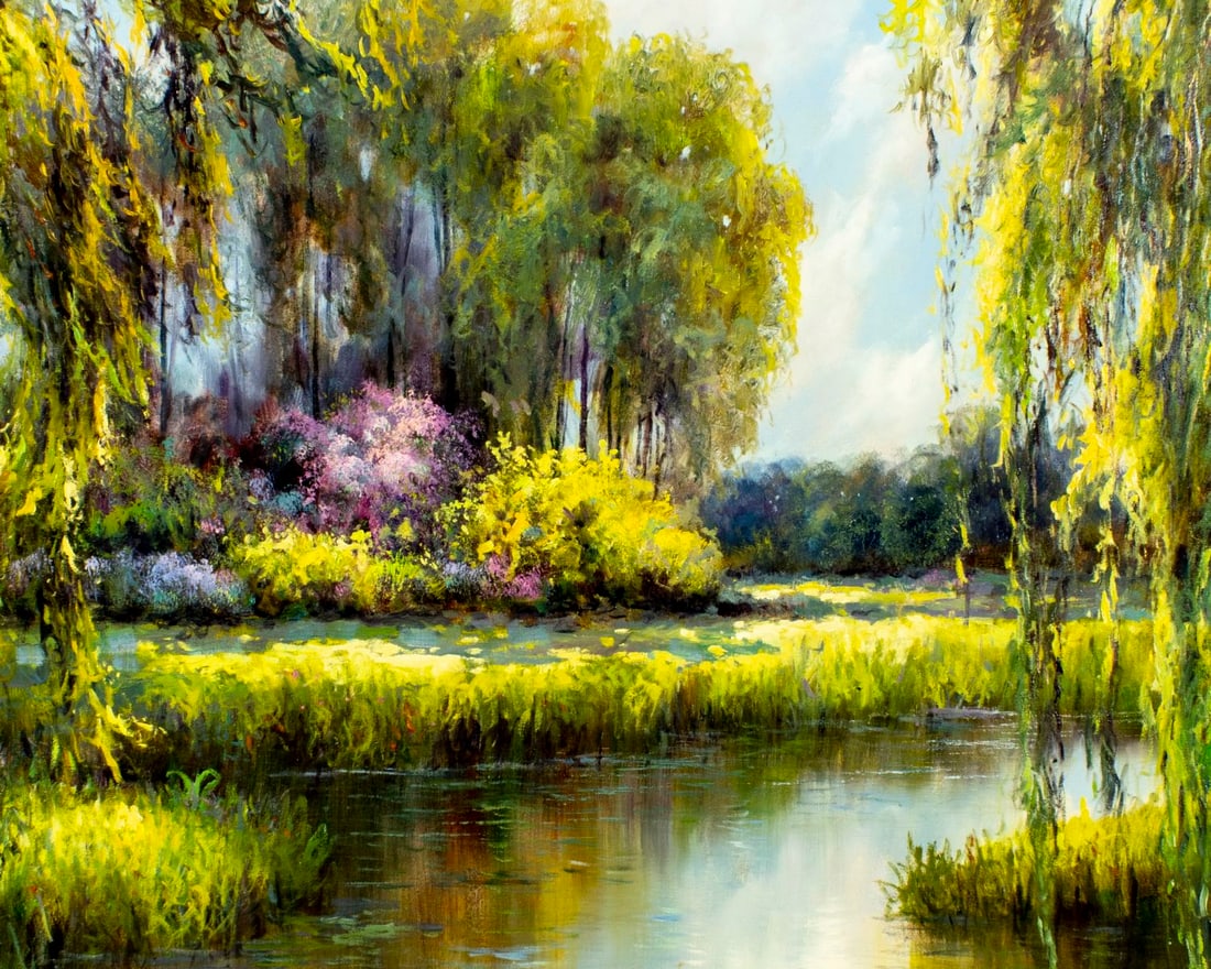 Sang M Lee (South Korea,US,b 1949) oil painting - 5