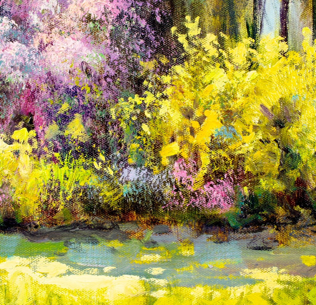 Sang M Lee (South Korea,US,b 1949) oil painting - 8