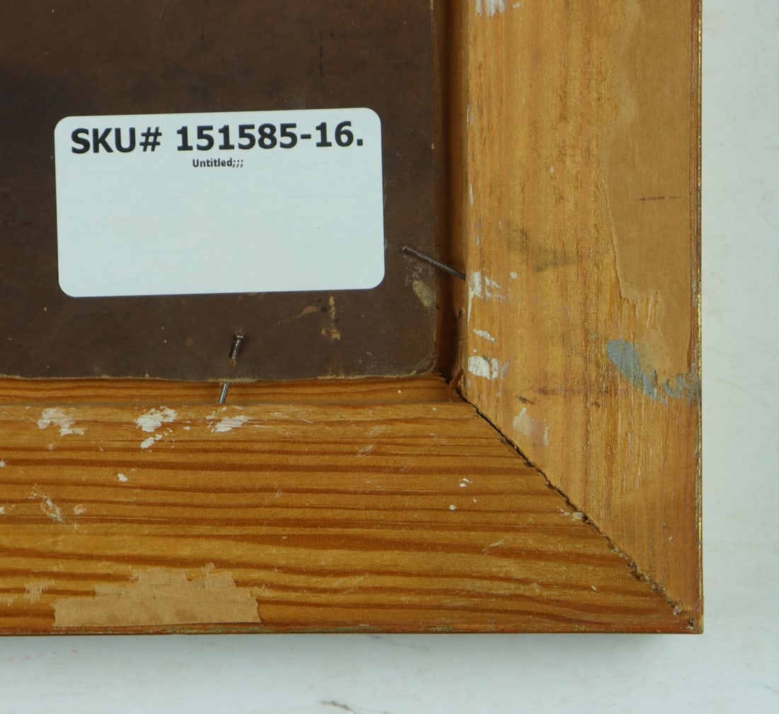 Antique early 20C European oil painting signed - 11