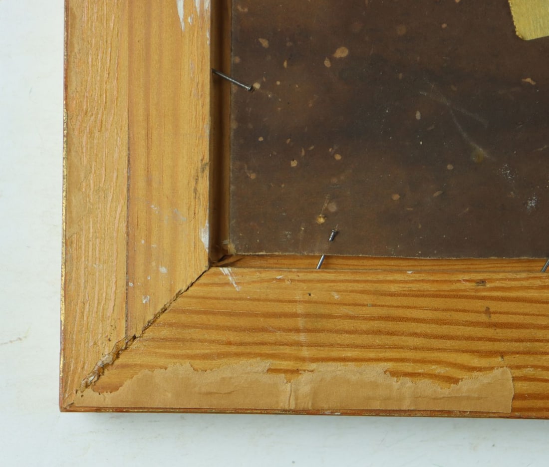 Antique early 20C European oil painting signed - 12