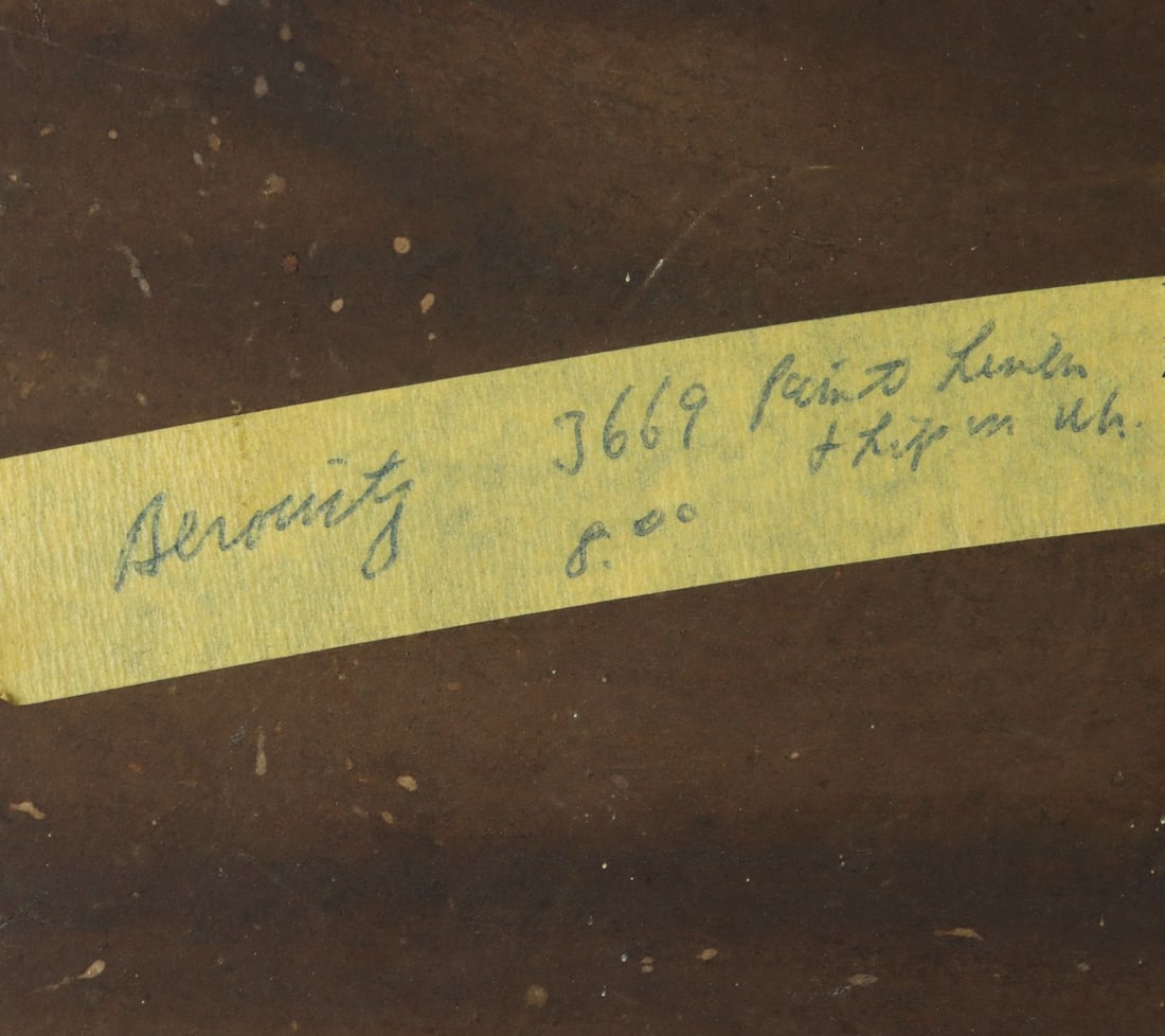 Antique early 20C European oil painting signed - 13