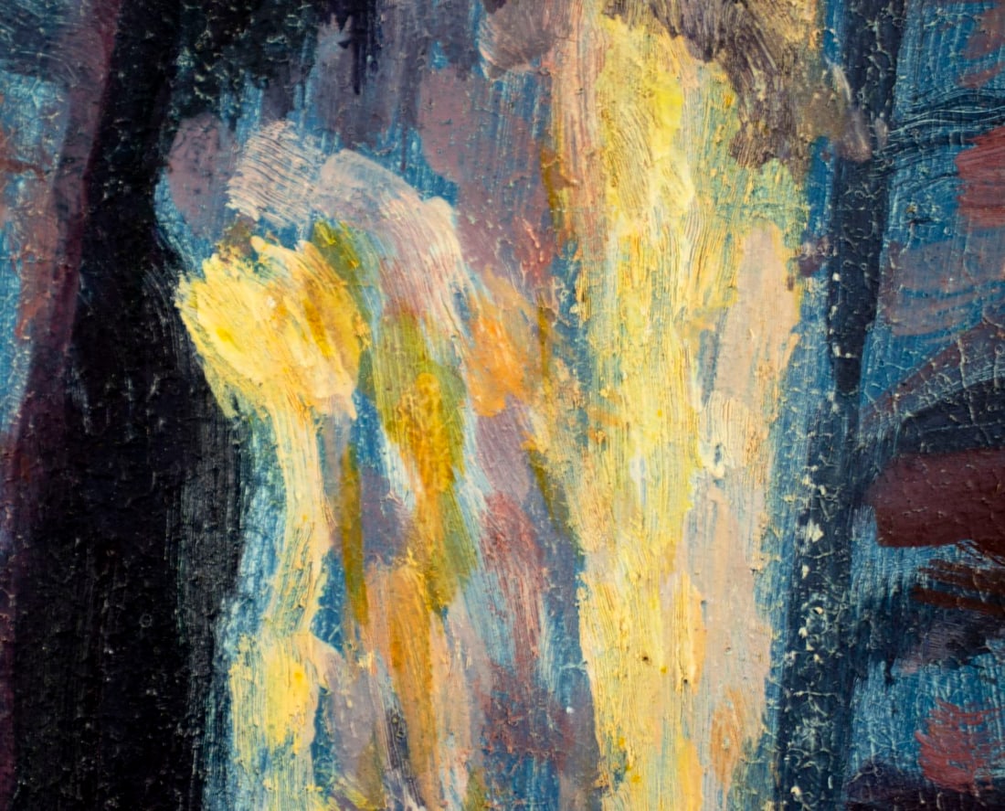 Evelyn Metzger (NY,Brazil,1911-2007) oil painting - 8