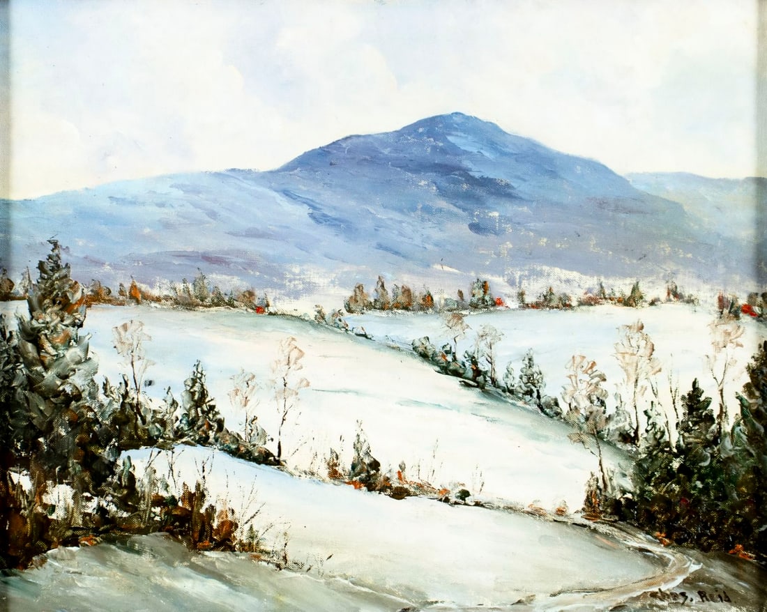 ATTRIB Charles Reid (MA,NY,1937-2019) oil painting (1 of 12)