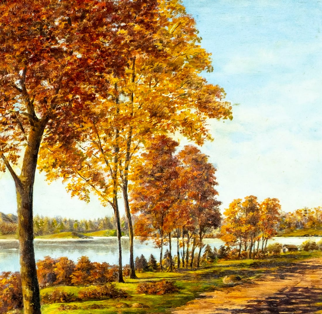 C Reddall (US,mid 20C) oil painting - 7