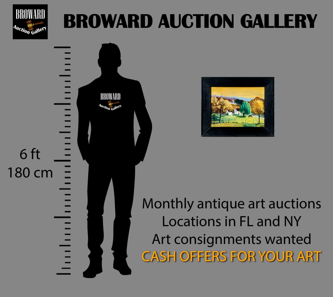 N P King (NJ,mid 20C) oil painting - 2