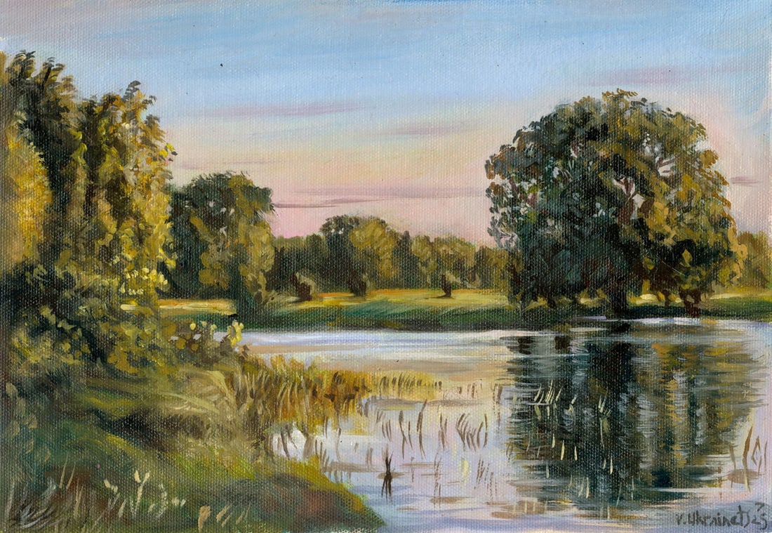 Valentin Ukrainets (Ukraine,b 1965) oil painting (1 of 12)