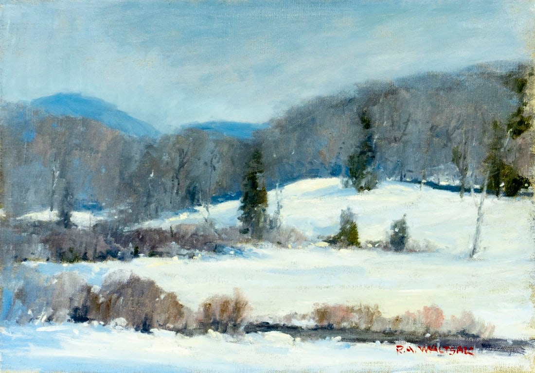 Robert Waltsak (NJ,b 1944) oil painting (1 of 13)