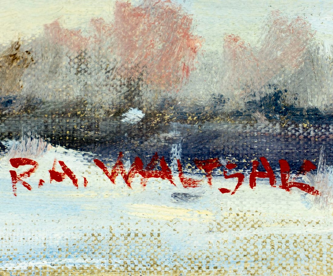 Robert Waltsak (NJ,b 1944) oil painting - 4