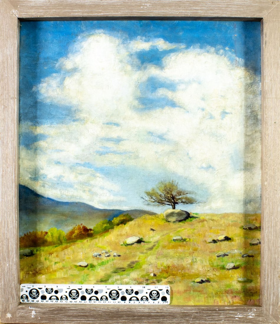 Athenia Belknap Hastings (NY,early 20C) oil painting antique - 2