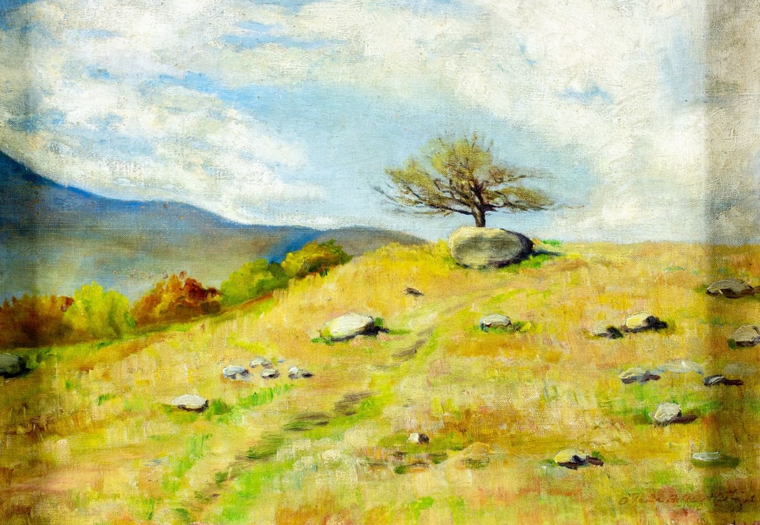 Athenia Belknap Hastings (NY,early 20C) oil painting antique - 5