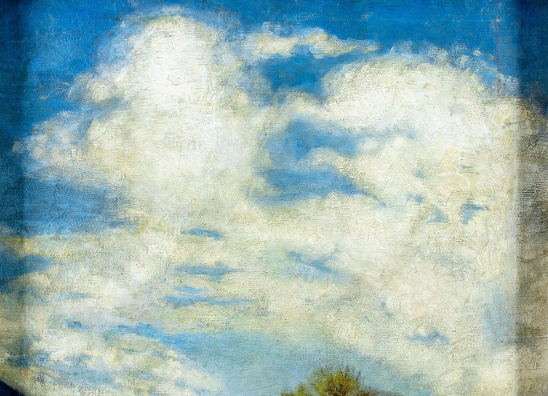 Athenia Belknap Hastings (NY,early 20C) oil painting antique - 6