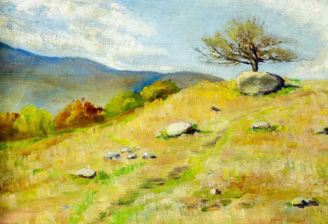 Athenia Belknap Hastings (NY,early 20C) oil painting antique - 7