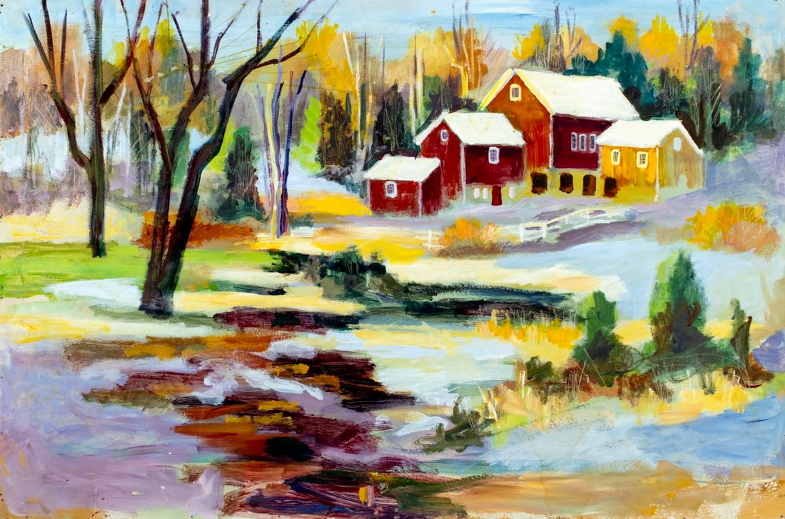 John Reilly (NY,NJ,1942-2021) oil painting (1 of 12)