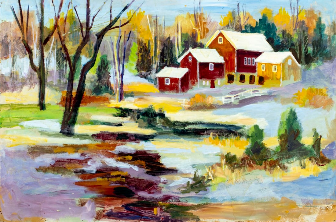 John Reilly (NY,NJ,1942-2021) oil painting - 3