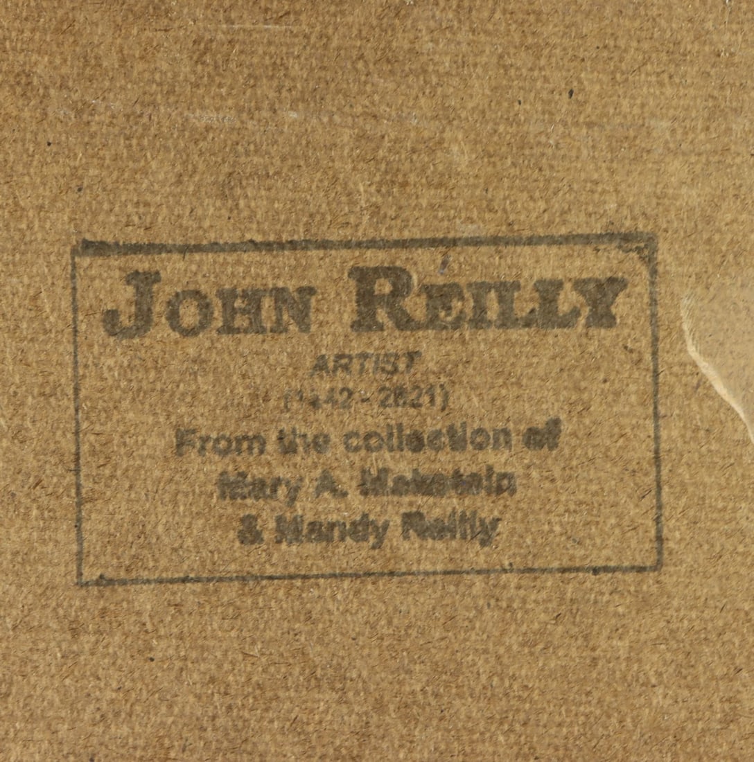 John Reilly (NY,NJ,1942-2021) oil painting - 4