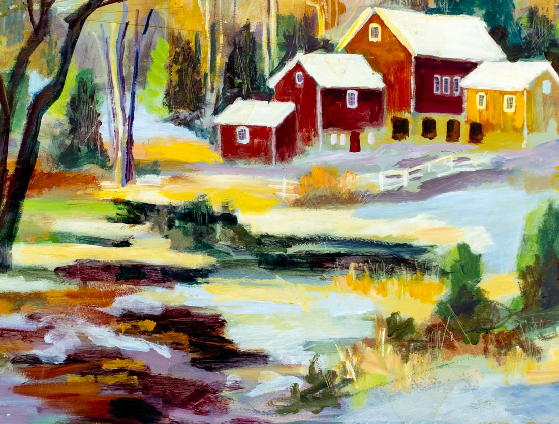 John Reilly (NY,NJ,1942-2021) oil painting - 5