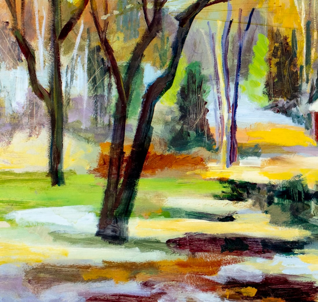 John Reilly (NY,NJ,1942-2021) oil painting - 6