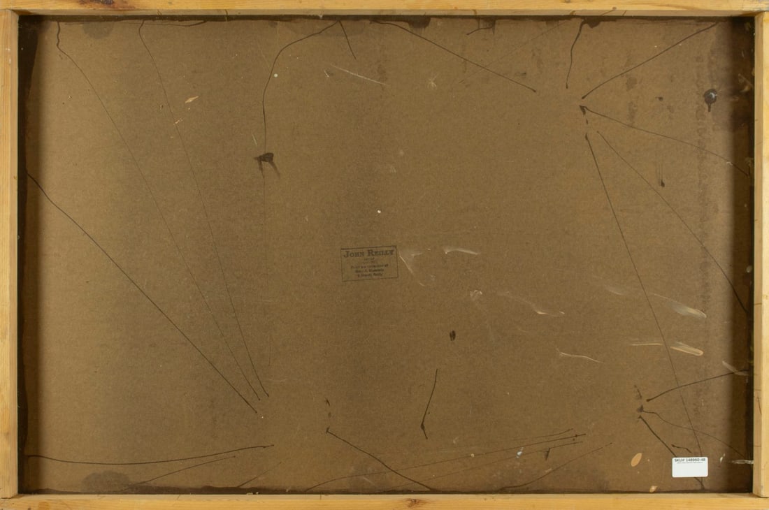 John Reilly (NY,NJ,1942-2021) oil painting - 9