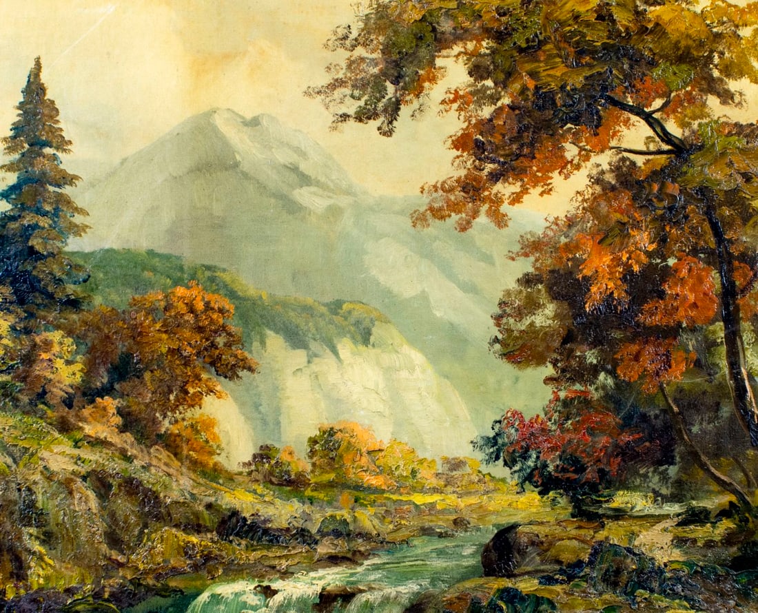 Rudolph Eicher (NJ,OH,Swiss,1884-1958) oil painting - 5