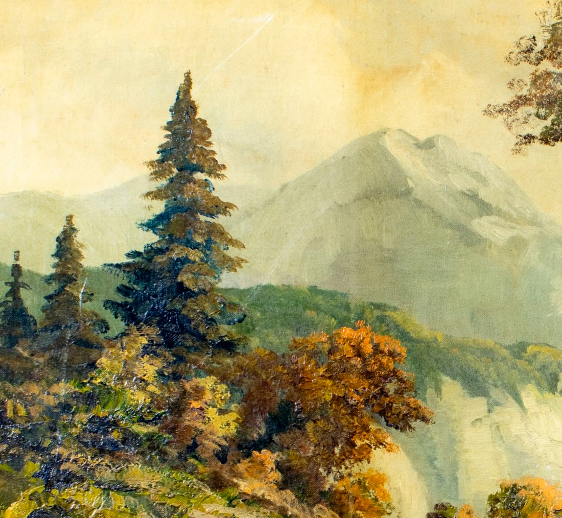 Rudolph Eicher (NJ,OH,Swiss,1884-1958) oil painting - 6