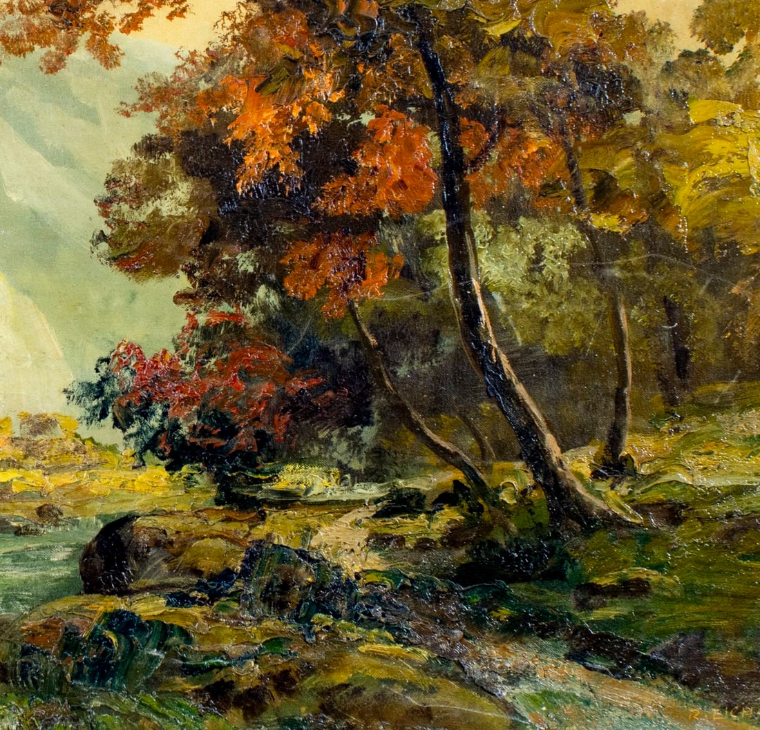 Rudolph Eicher (NJ,OH,Swiss,1884-1958) oil painting - 7