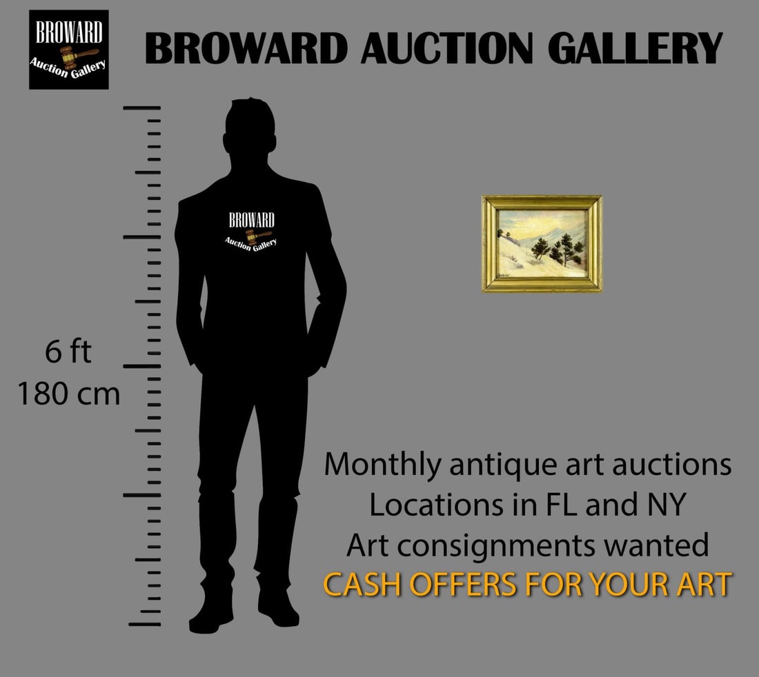 Lawrence Bottemer (US,early 20C) oil painting antique - 2