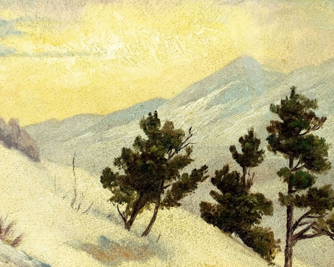 Lawrence Bottemer (US,early 20C) oil painting antique - 5