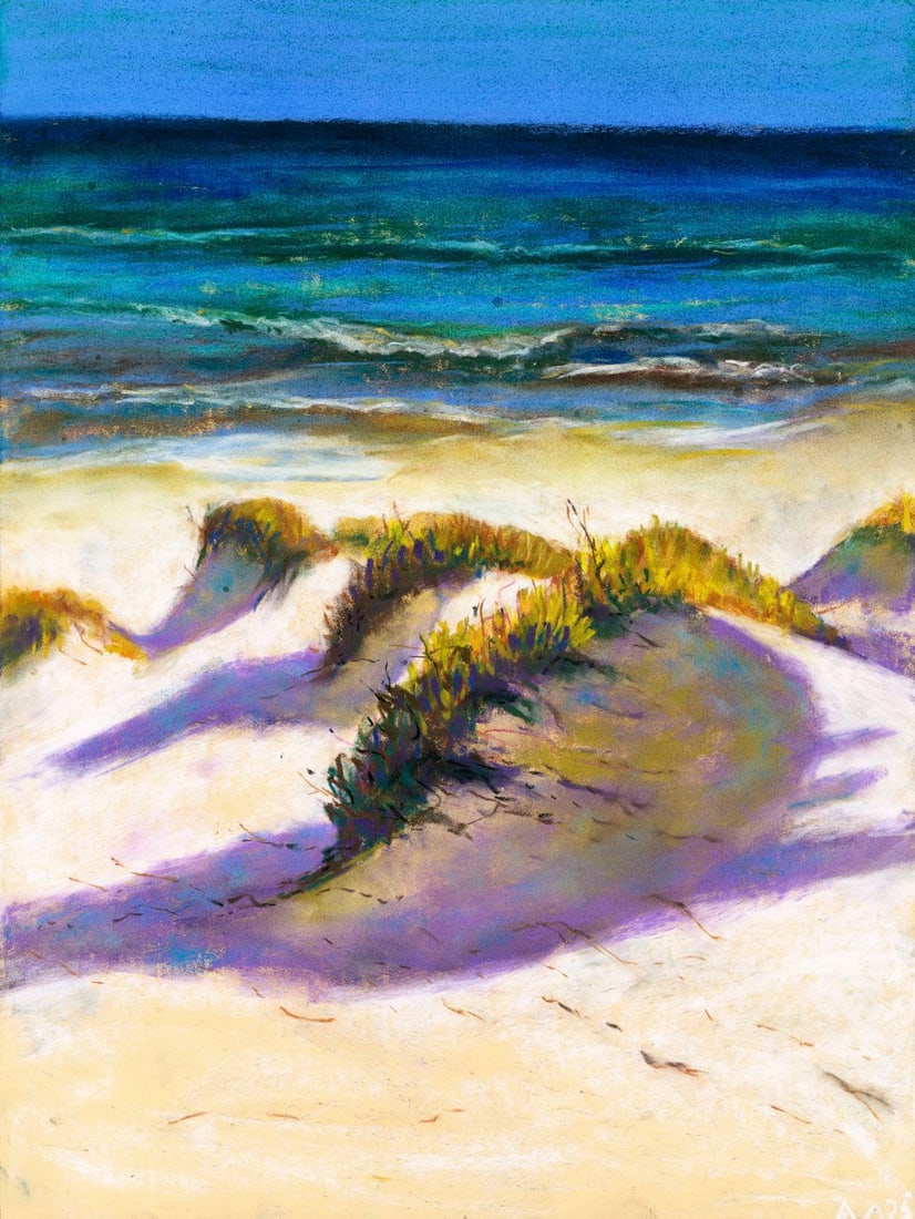 Andrey Lopatin (Ukraine,20/21C) pastel painting (1 of 13)