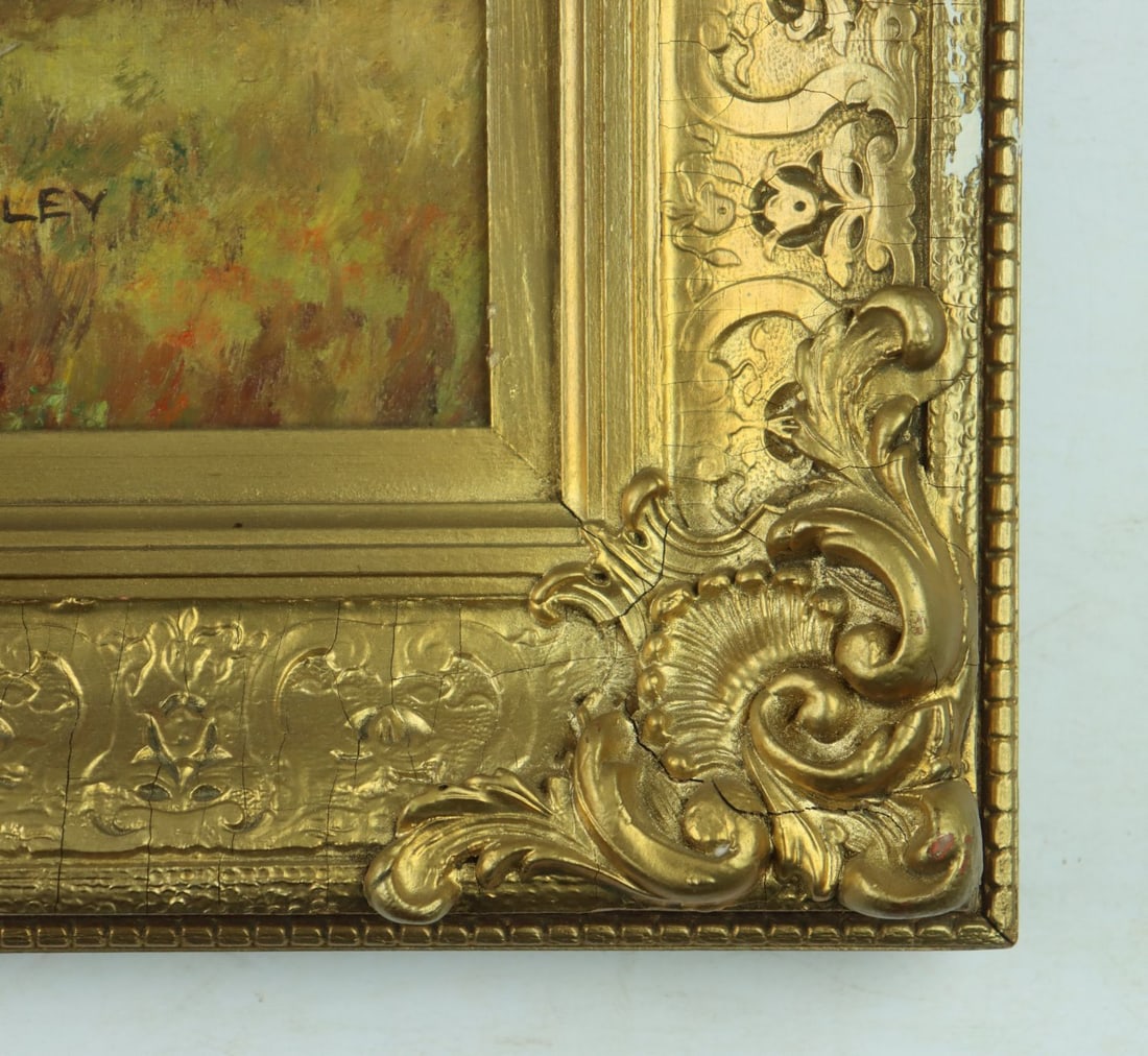 William Bradley (MA,NJ,1880-1945) oil painting antique - 10