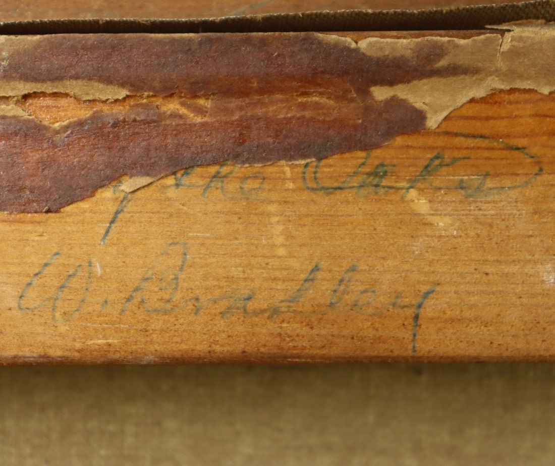 William Bradley (MA,NJ,1880-1945) oil painting antique - 14