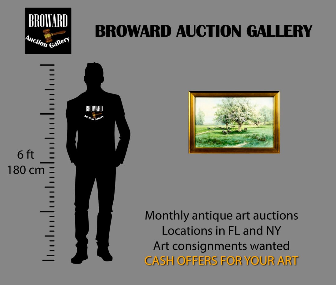 Carl Weber (PA,German,1850-1921) watercolor painting antique - 2