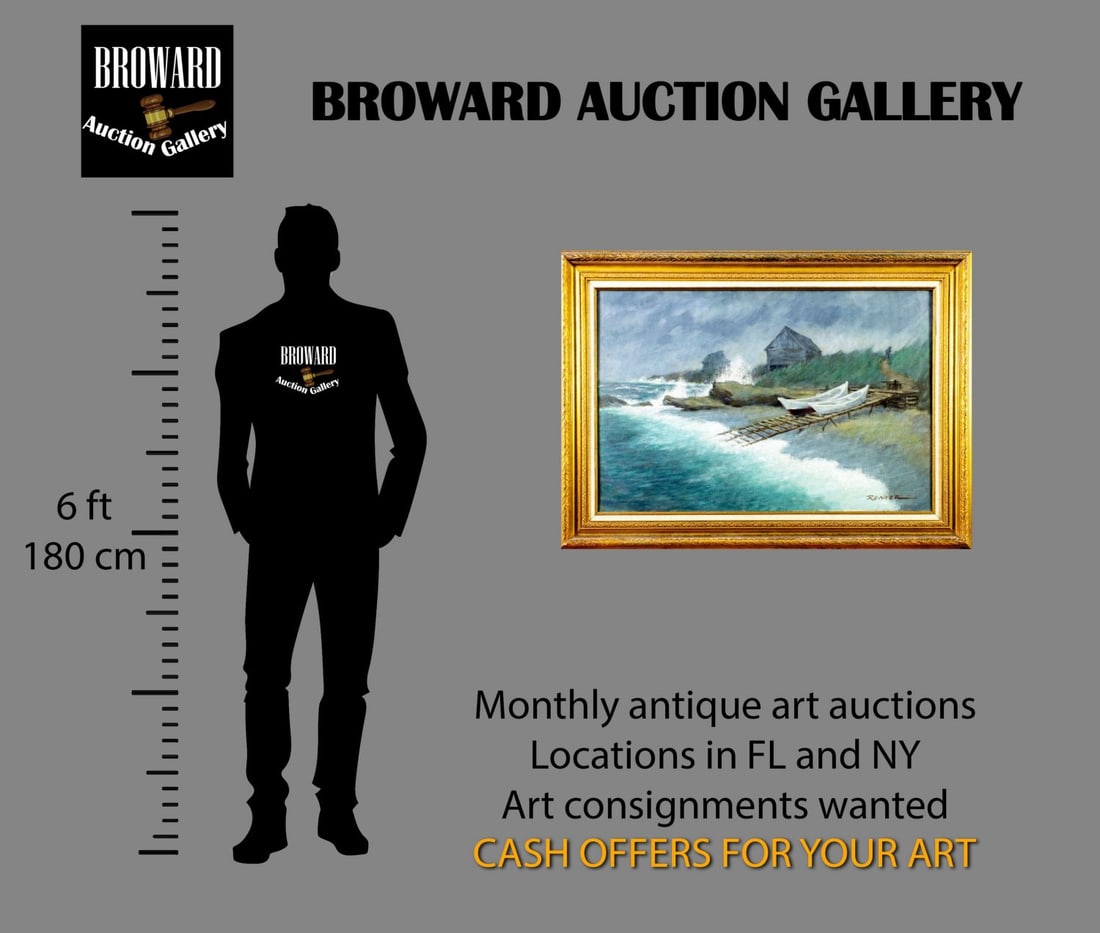 Donald Glenn Renner (FL,IL,1926-2023) oil painting - 2