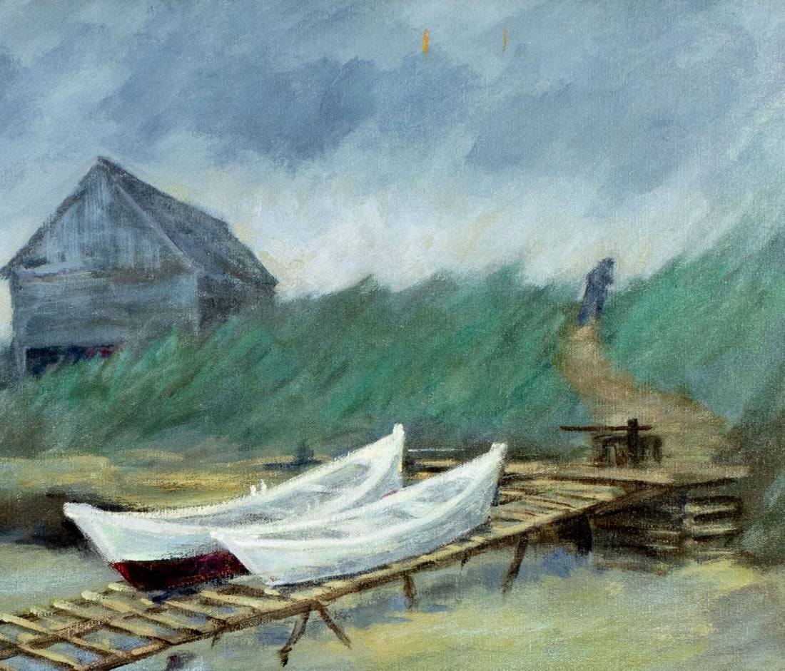 Donald Glenn Renner (FL,IL,1926-2023) oil painting - 7