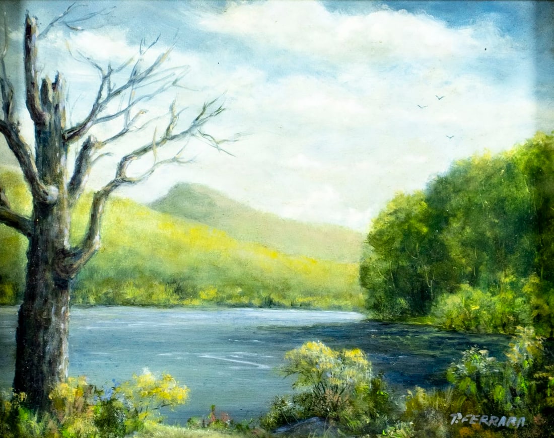 Patti Ferrara (NY,20/21C) oil painting (1 of 14)