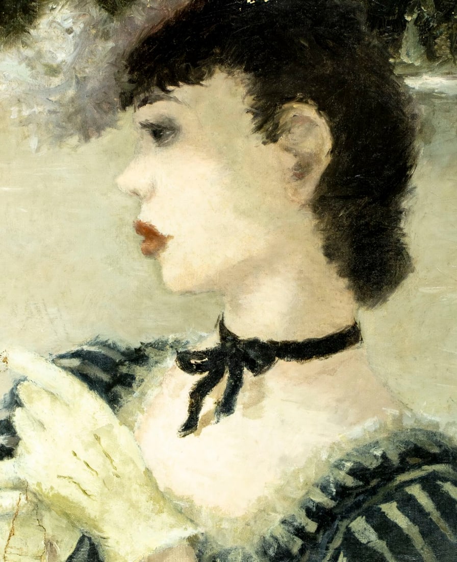 Dietz Edzard (German,French,1893-1963) oil painting antique - 5