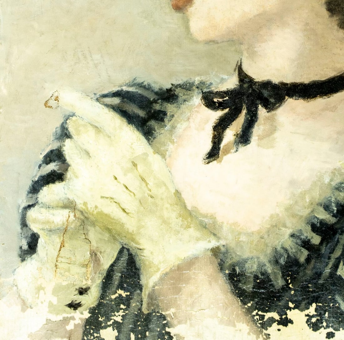 Dietz Edzard (German,French,1893-1963) oil painting antique - 6