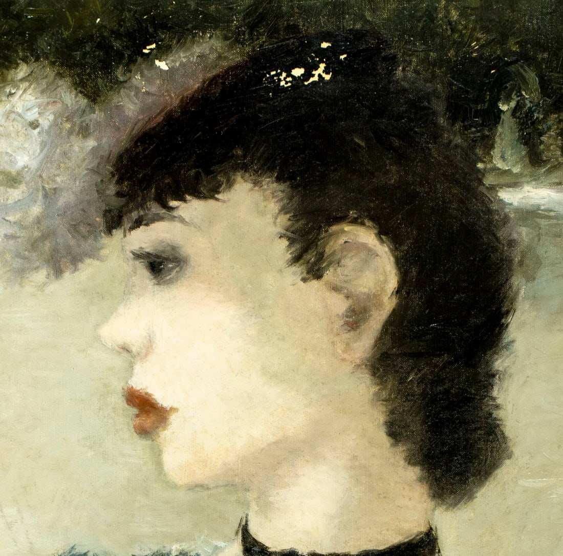 Dietz Edzard (German,French,1893-1963) oil painting antique - 7