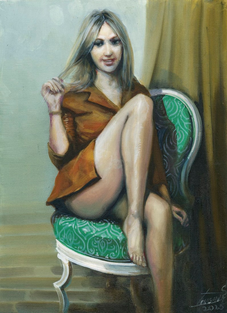 Sergey Dovgan (Ukraine,b 1976) oil painting (1 of 12)