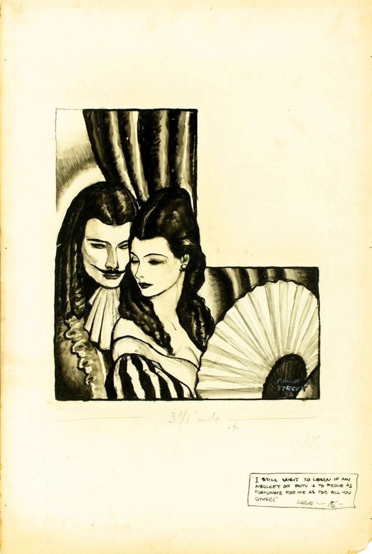 Clelia Bompiani Battaglia (Italy,1847-1927) watercolor painting antique - 11