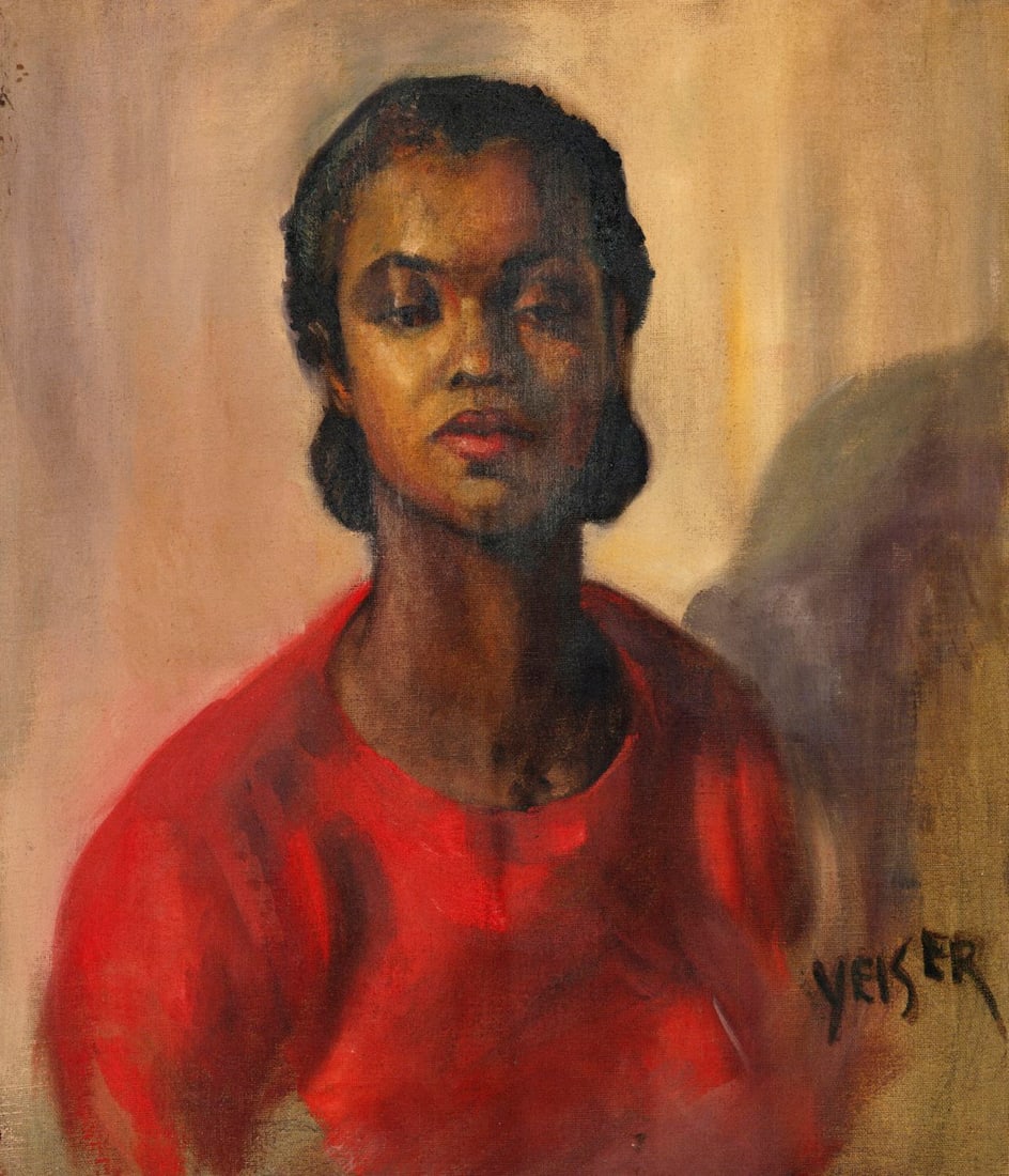 Charles Yeiser (NY,1925-2005) oil painting (1 of 12)