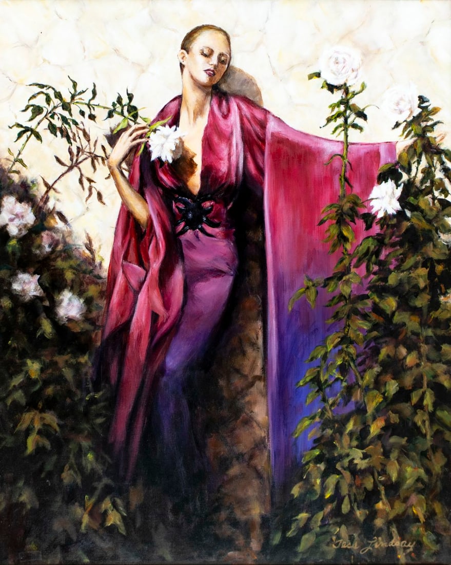 Tess Lindsay (US,20/21C) oil painting (1 of 14)