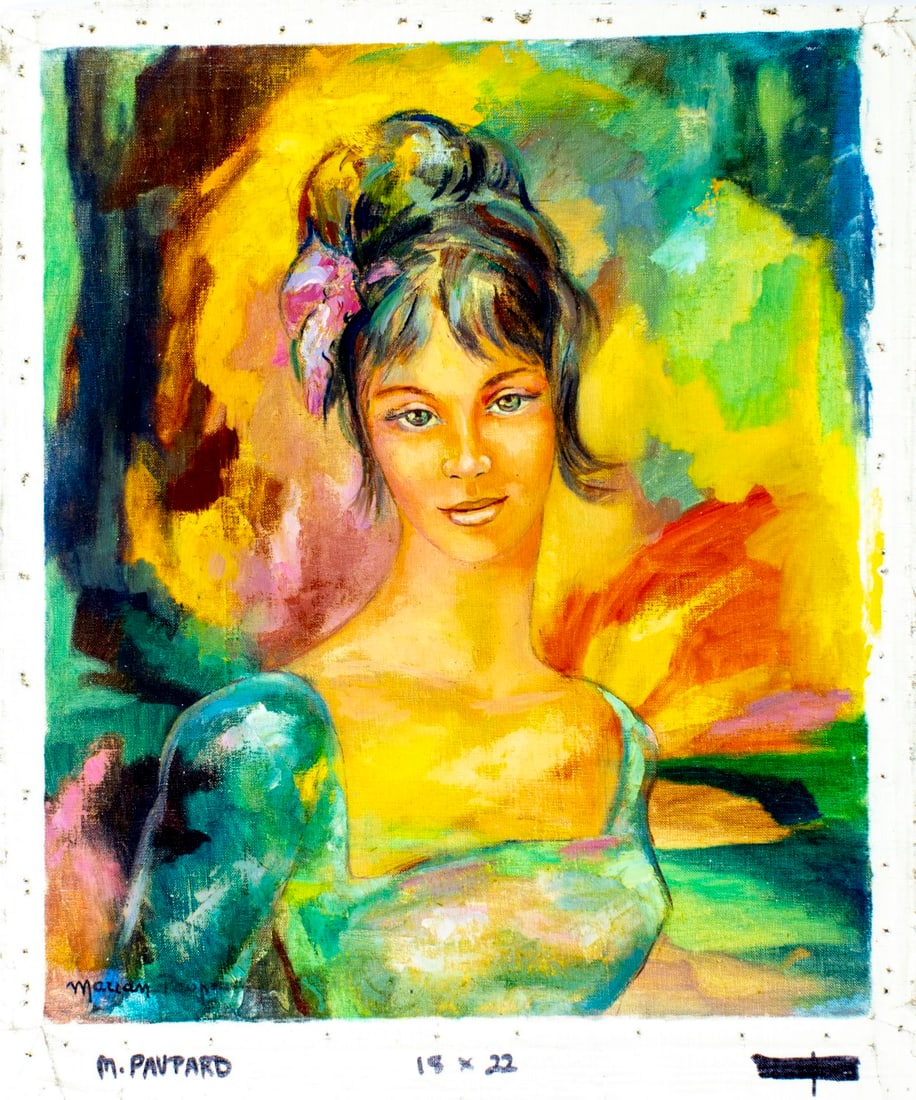 Marian Paupard (France,20C) oil painting - 3