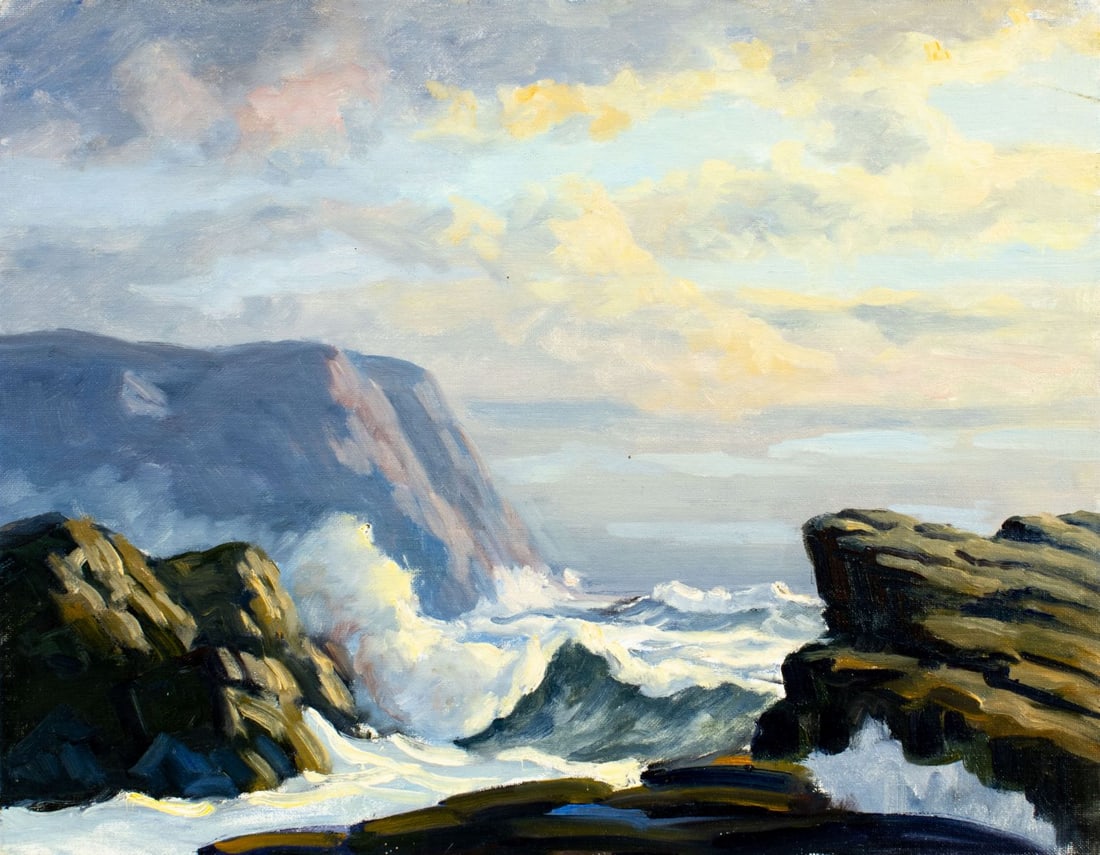 George Holloway (NJ,20C) oil painting (1 of 12)