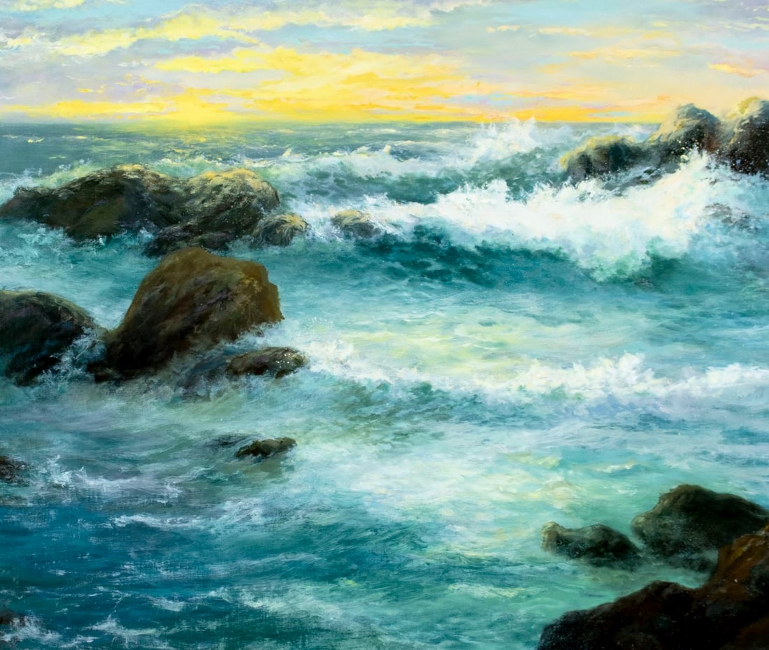 Grace Schlesier (CA,NY,1940-?) oil painting - 5