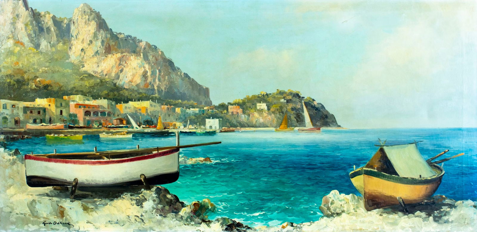 Guido Odierna (Italy,1913-1991) oil painting (1 of 12)