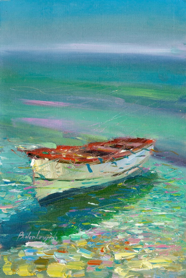 Volodymyr Budenkevych (Ukraine,20/21C) oil painting (1 of 12)