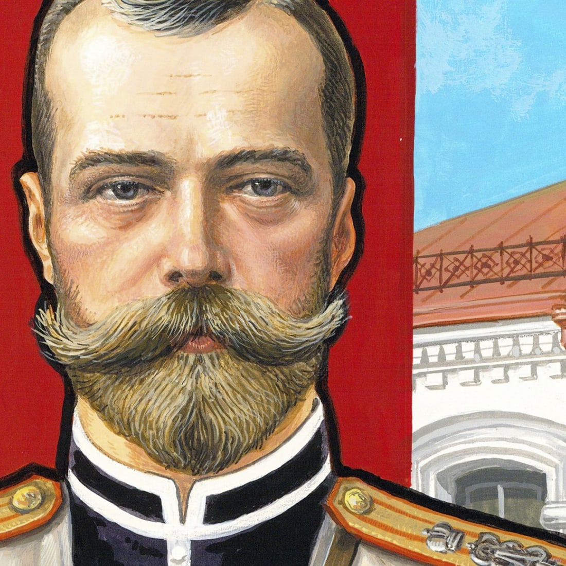 Gherman Komlev (Russia,1933-2000) gouache painting - 8