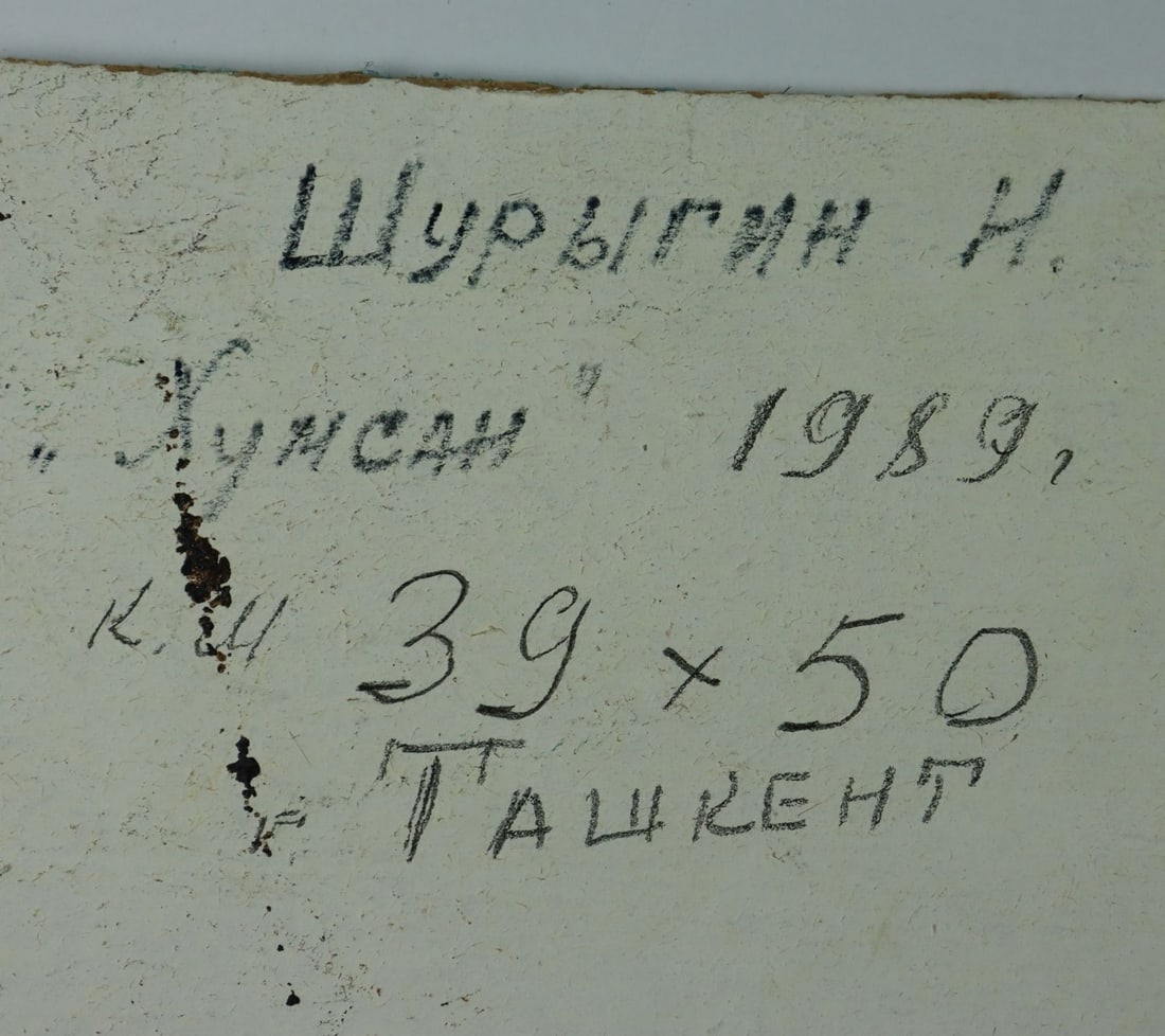 N Shurygin (Uzbekistan,20C) oil painting - 14