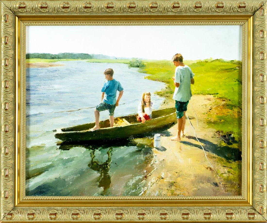 Piotr Gribov (Russia,20/21C) oil painting - 3