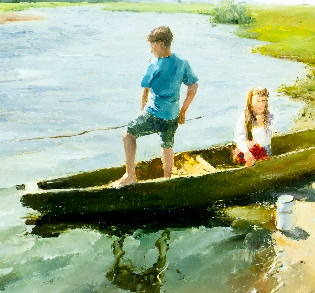 Piotr Gribov (Russia,20/21C) oil painting - 6